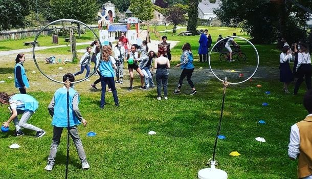 Partie de Quidditch à l'ASPHAN de Nozay - Juillet 2021