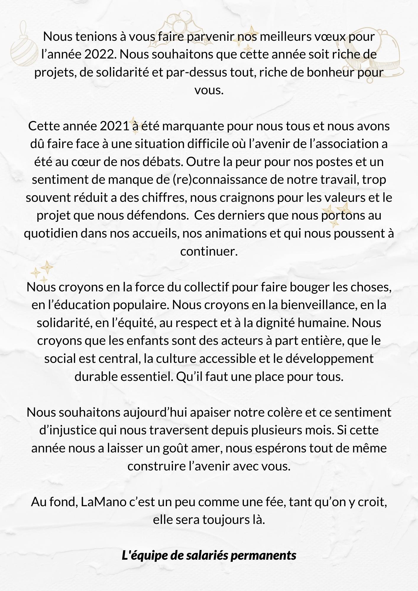 Bonne année 2022 (Document A4)